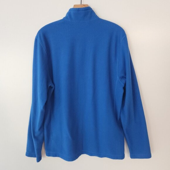 The North Face 1/2 Zip Fleece Pullover Blue Warm Lightweight Mens Medium - Picture 4 of 10